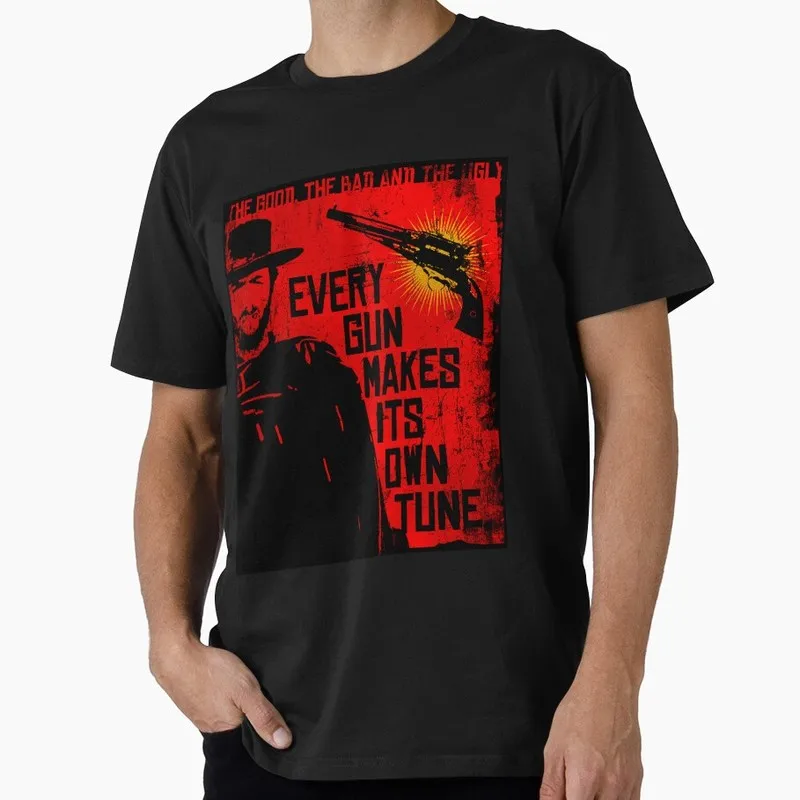 For a Few Dollars More Graphic T-shirt Clint Eastwood Sergio Leone Spaghetti Western Vintage Cowboy Bounty Hunter Print Gift Tee
