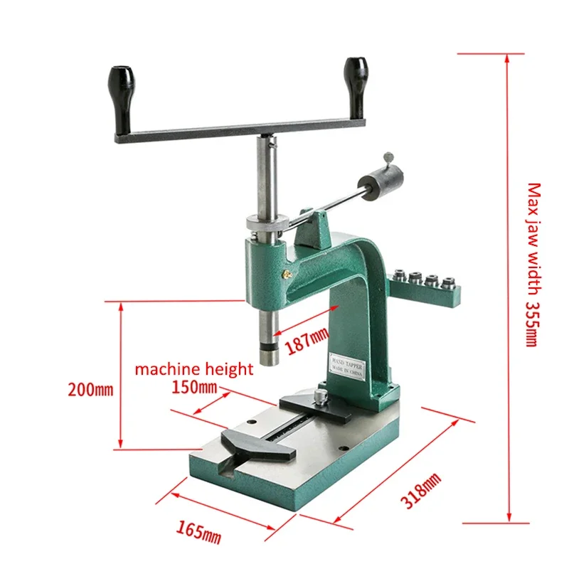DIY Manual Hand Crank Tapping Tool For Internal Thread Processing