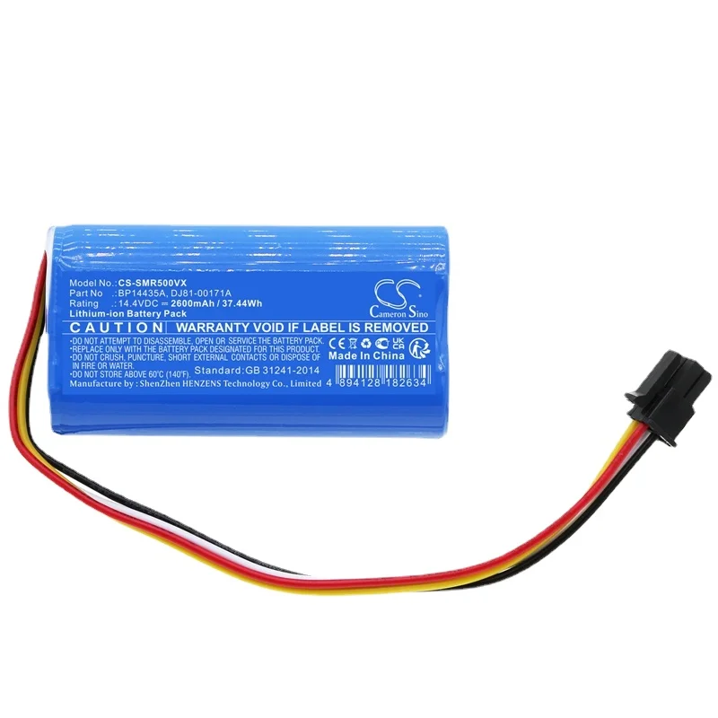 

Robot Vacuum Cleaner Battery BP14435A,DJ81-00171A for Midea i5 Young Extra i9 EYE, for Samsung PowerBot-E VR5000RM, VR05R5050WK