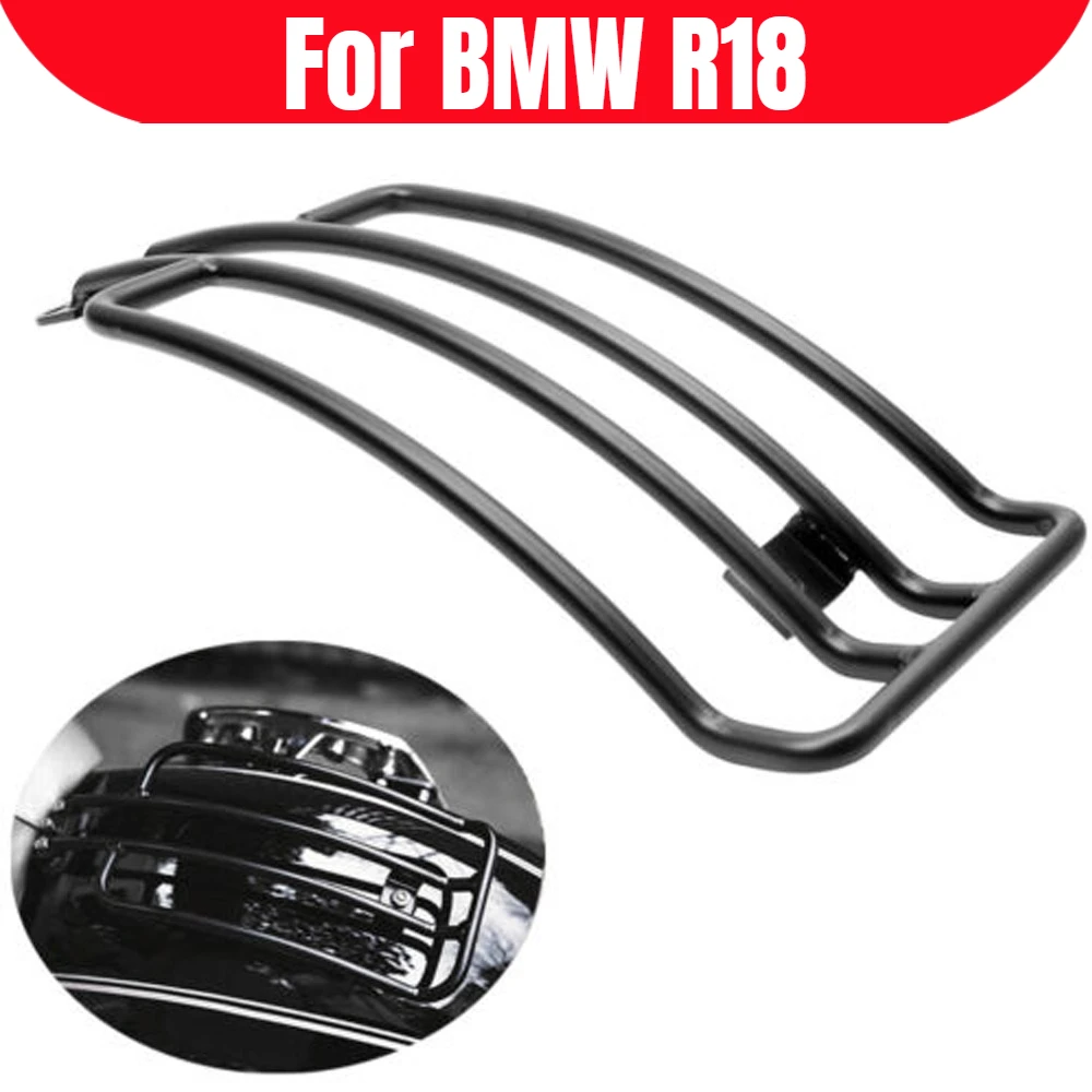 

Motorcycle Black Rear Solo Seat Luggage Rack Support Shelf for BMW R18 2020-2022