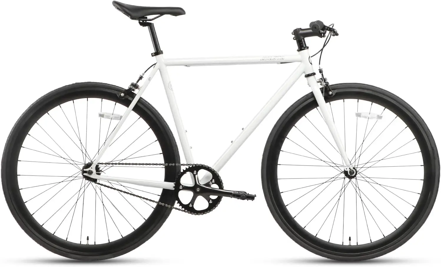 Single-Speed Fixed Gear Urban Commuter Fixie Bike Flip Flop Hub Bicycle Single Speed for Simplicity and Flat Handlebar