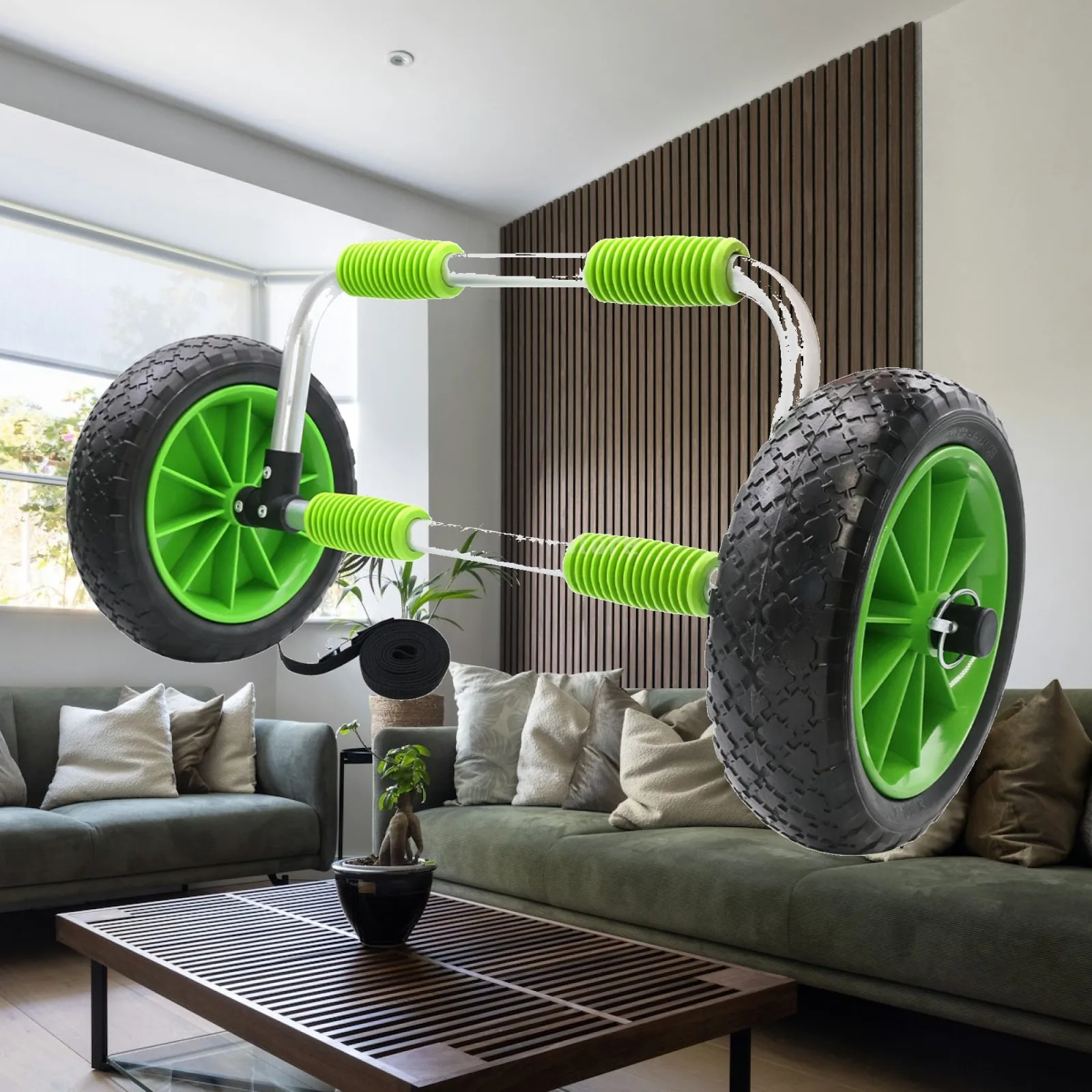 Kayak Cart, Canoe Trailer, Paddle Holder for Outdoor Water Activities