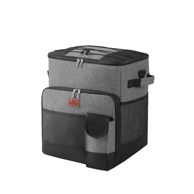 Cooler Soft Insulated Roller Cooler Portable Leak Proof Cooler Bag with Wheels and Handle Outdoor Picnic Bag