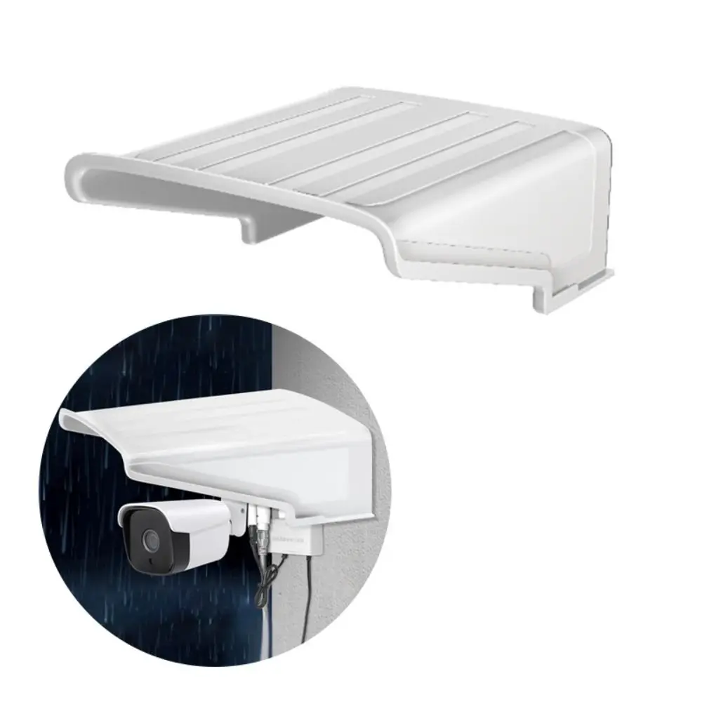 Weatherproof Security Camera Cover Weather Resistant Dust-Proof Outdoor Camera Protector Sturdy Wall Mounted Rain Shade Cover