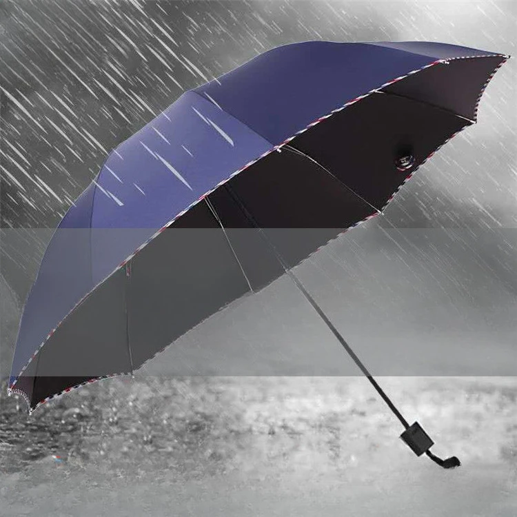 

10-костный зонт, большой зонтик от дождя, дождевые зонтики, ультрастойкий портативный складной мужской большой зонт от дождя и ультрафиолета