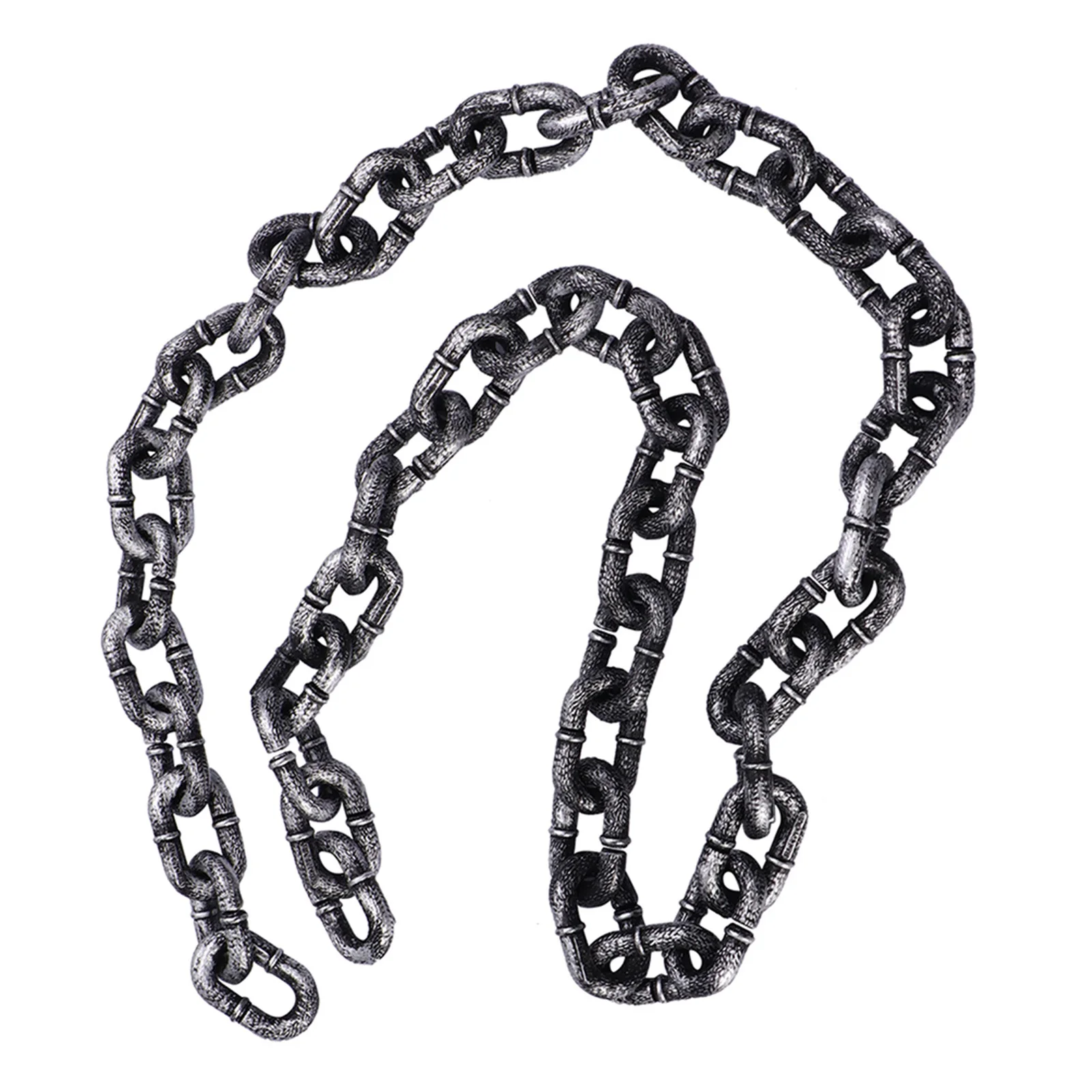 سلسلة بلاستيكية ربط ديكور 1/2 متر سلسلة حاجز سلسلة وهمية للهالوين لدعائم الحفلات #2