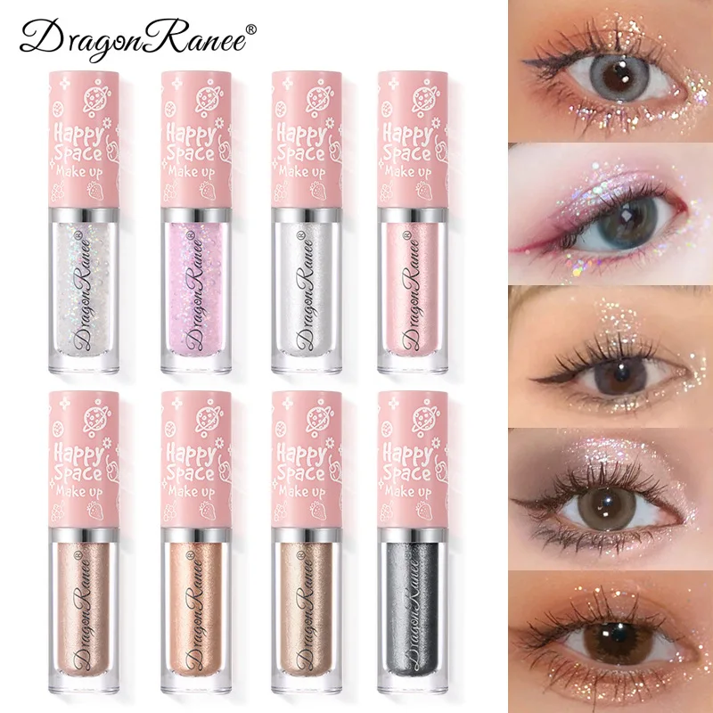 Liquid Eyeshadow Glitter Highlighter Pearlescent Liquid Eye Eyeshadow Eyeliner Eye Silkworm Pencil Long-lasting Shiny Eye Makeup