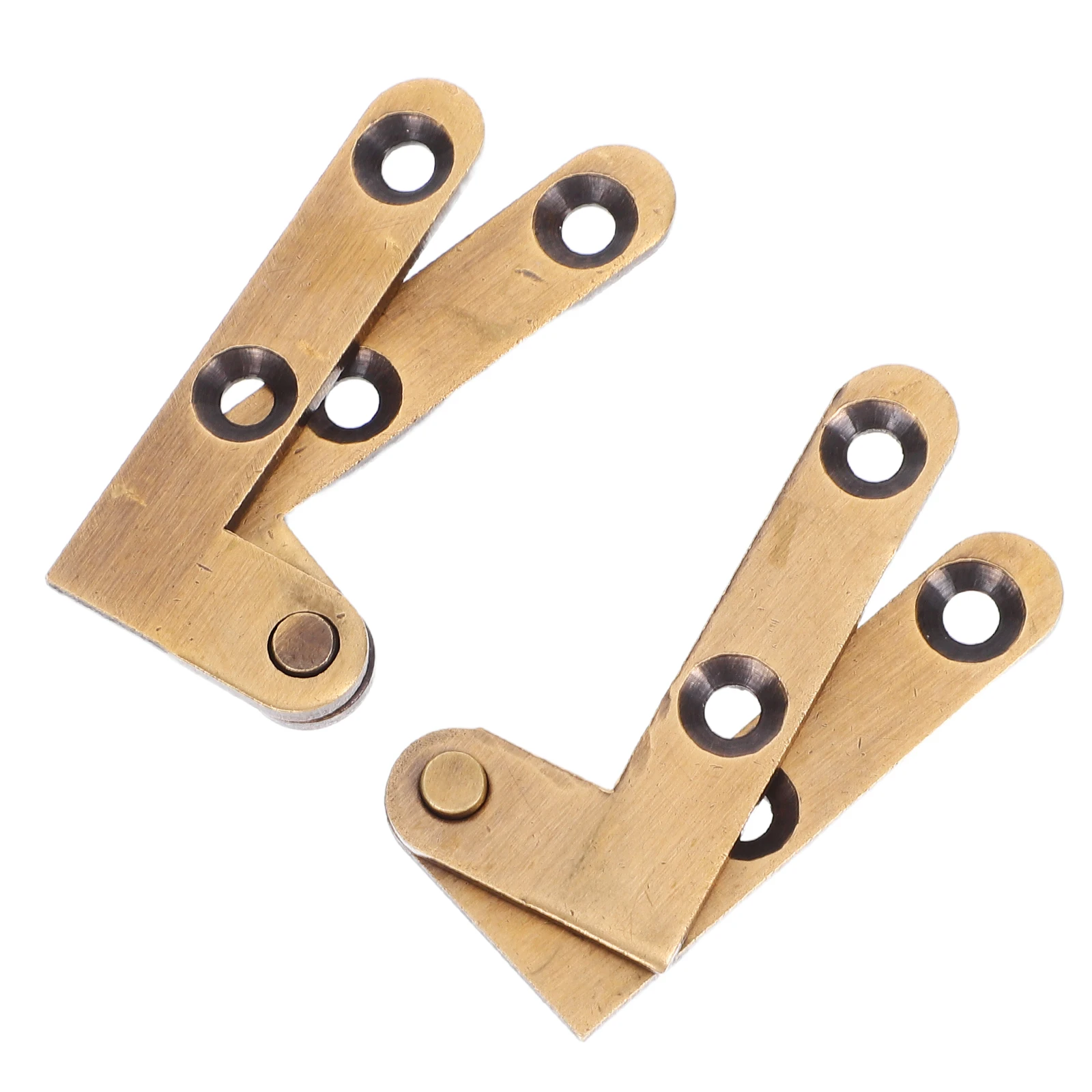 

2 Pcs Door Hinge Heavy Duty Hidden Doorway Hinges Exterior Brass Pivot and Window