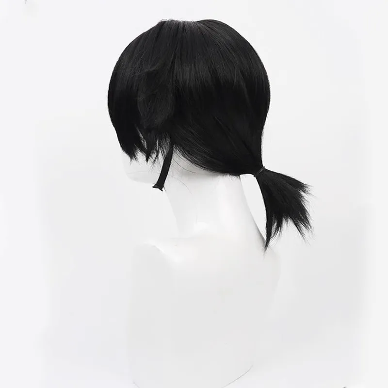 วิกผมคอสเพลย์ Time's Telltale Ein Night Spirit ทรงหางม้าสีดำ ของขวัญวันฮาโลวีน