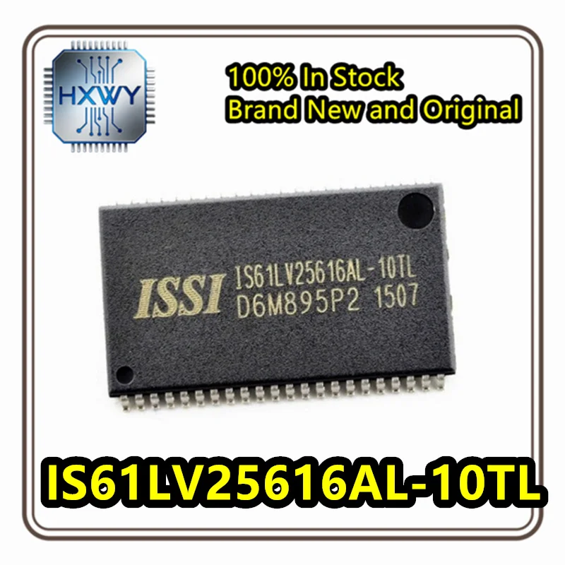 (1/5 piece) Original Authentic SMD IS61LV25616AL-10TL IS61LV25616AL TSSOP-44 4Mbit RAM Memory In Stock Brand New Electronic