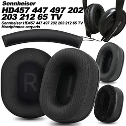 Earphone pads For Sennheiser HD457 HD447 HD497 HD202 HD203 HD212 HD65 PRO TV replacement Earpads headphones Earmuffs Memor