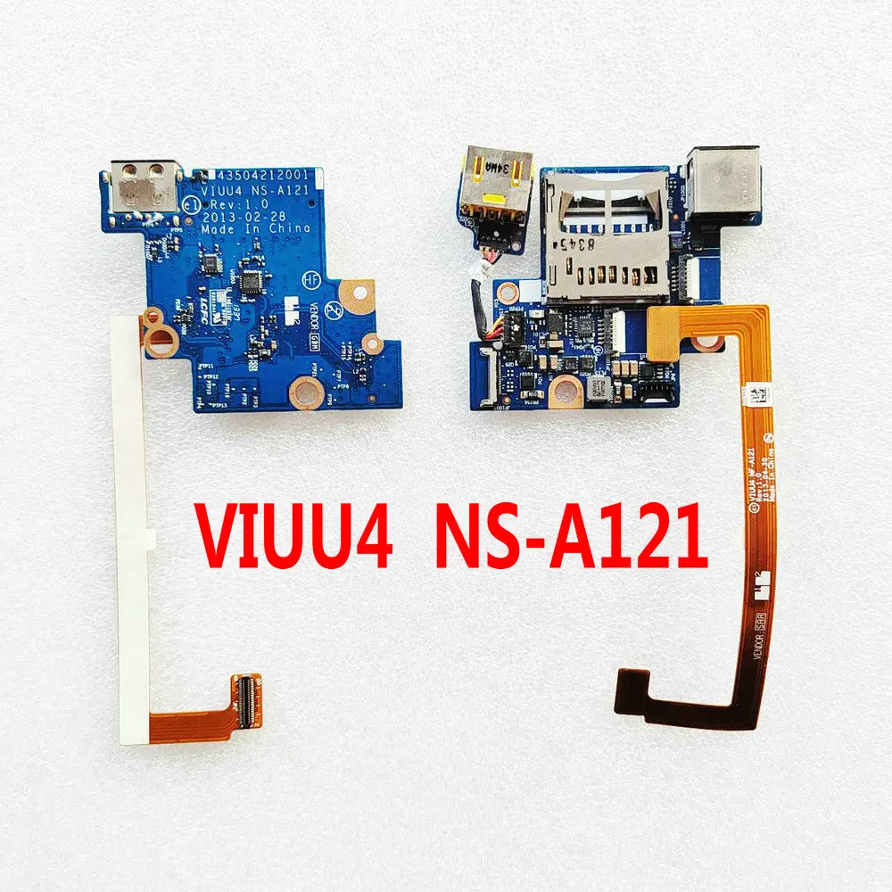 NS-A121 FOR Lenovo Yoga 11S USB SD Memory Card Reader Board WITH DC Power Port VIUU4 NS-A121 43504212001