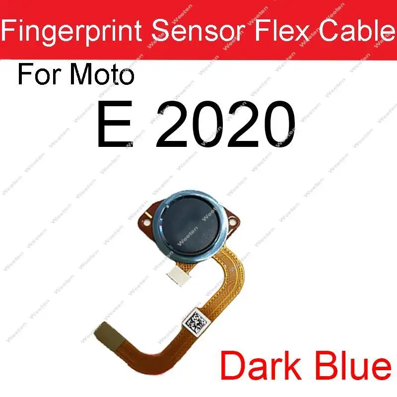 Touch ID FingerPrint Sensor Flex Cable Ribbon For Motorola Moto E6 Play E6 Plus E6s 2020 E7 Plus Power E 2020 Menu Button Ribbon