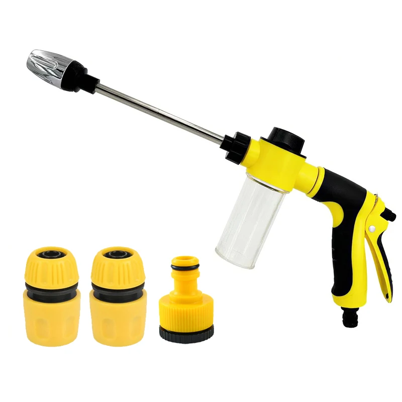 Household Car Wash Spray Extension Rod With Adjustable Flow And Quick Connection For Deep Cleaning Of Vehicle Wheels