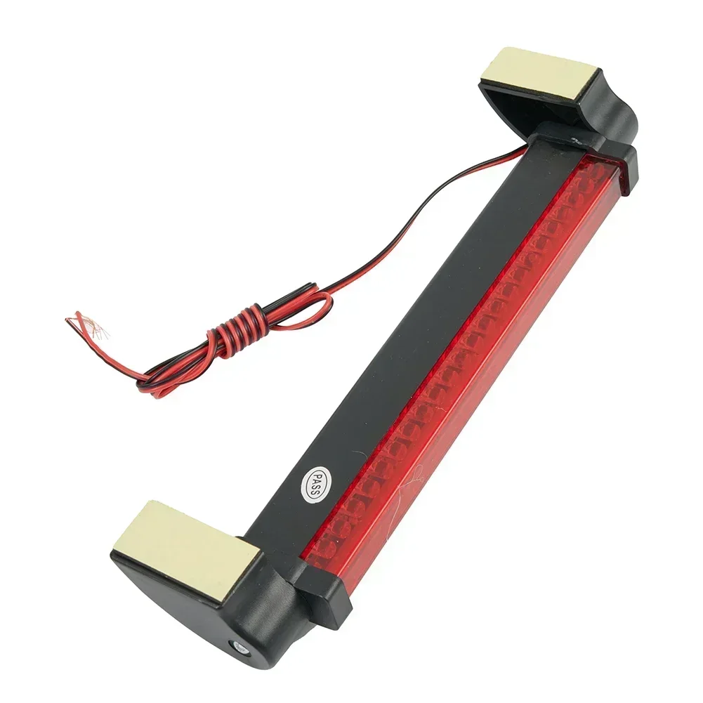 

For Car Offroad Brake Light Lamp Lens Mount Rear Red Reflector Signal Smoke Stop Tail 12V Truck 24LED Universal