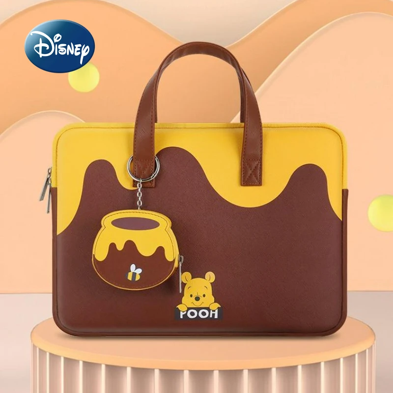 Disney Original New Women\'s Laptop Case Luxury Brand Laptop Case Fashion Briefcase Cartoon Cute Casual Large Capacity Handbag