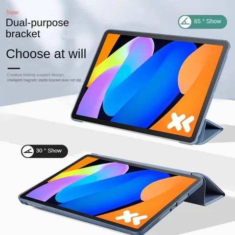 Магнитный чехол-трискладка для Lenovo Xiaoxin Pad 11 2025 TB335FC — изображение товара