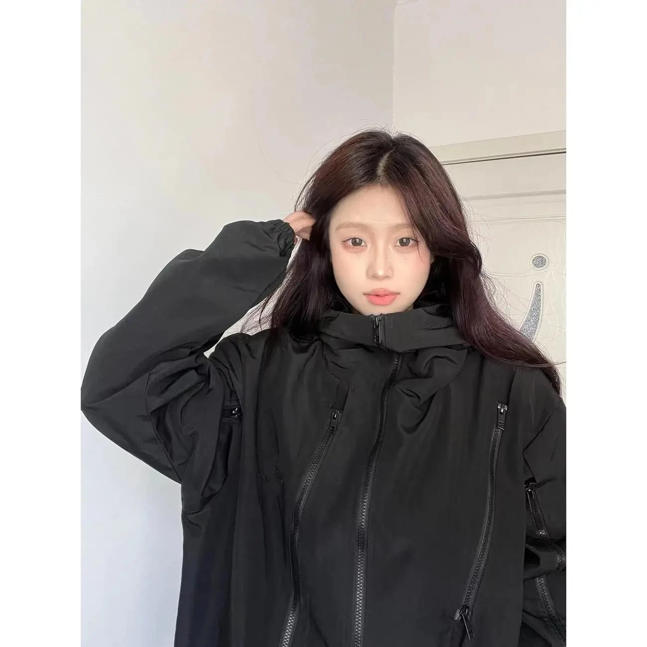 Plus Size 6XL 150kg Summer Women Black White Jackets Coat Women Female Large Jacket Big Outwear