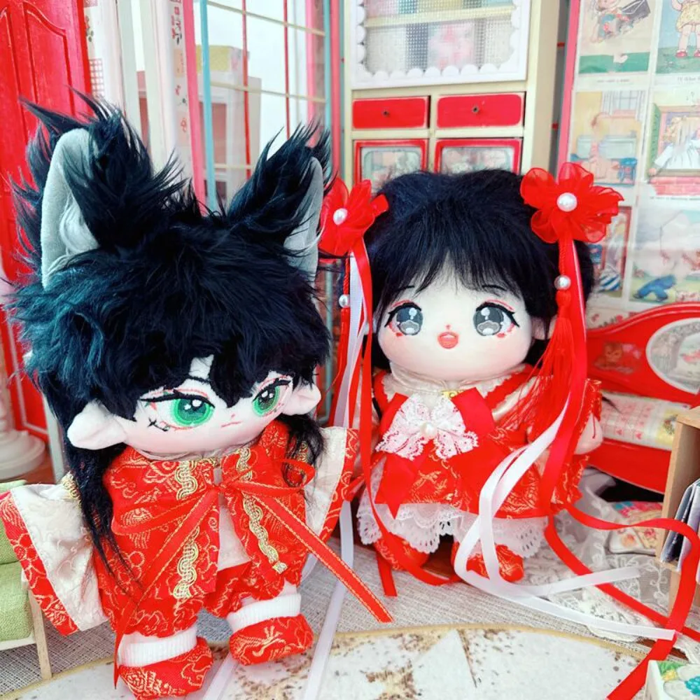 

New Year 20CM Cotton Doll Clothes Snake Stuffed Doll Clothes Suit DIY Clothing Outfit Toys Clothes Cotton Coll