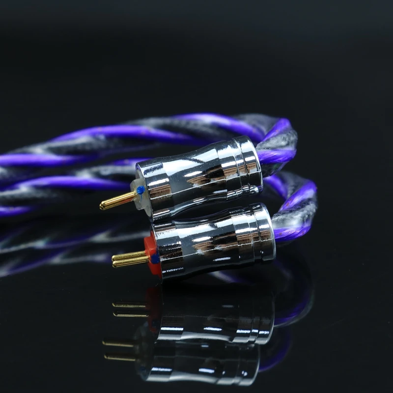 ivipQ-530 8-rdzeniowy srebrny palad + płynny azot 7NOCC kabel do aktualizacji słuchawek, z 0.78 2PIN/MMCX, odpowiedni dla 7HZ CCA hd 650 balanced