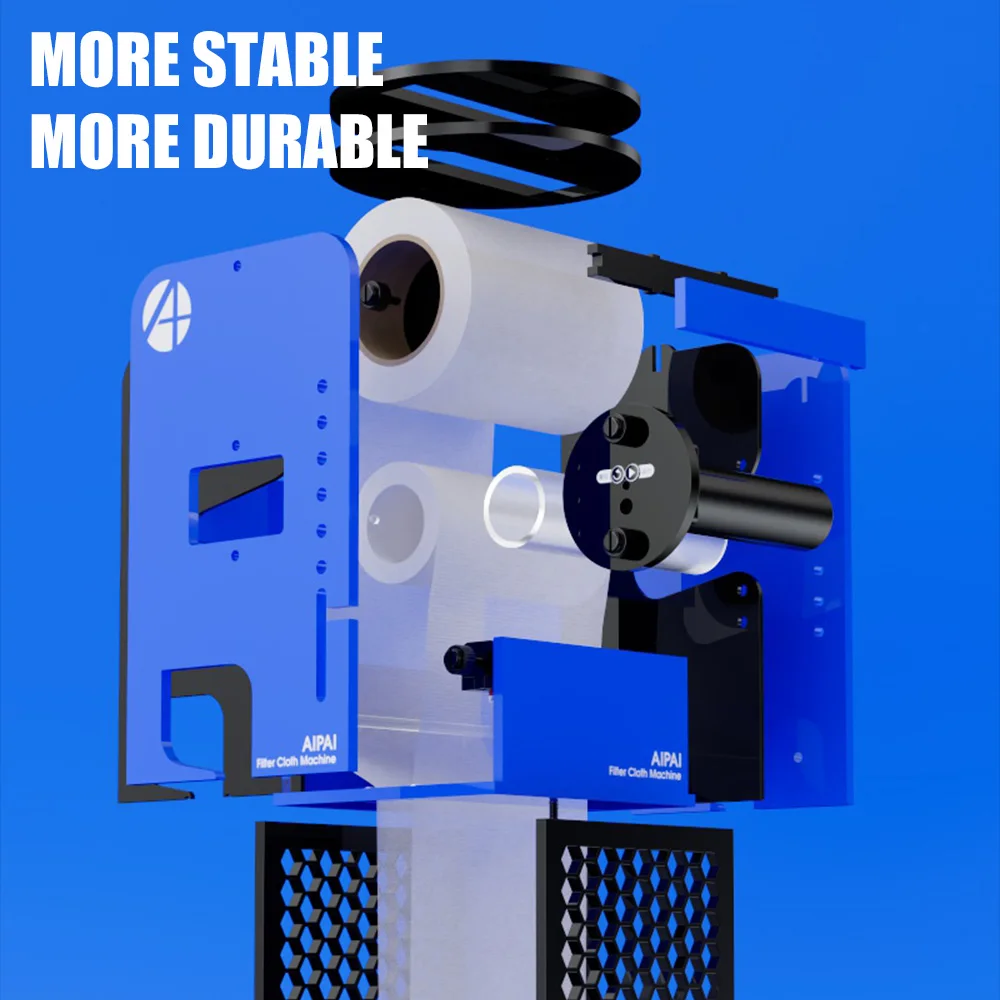AIPAI FIO F10 Smart Filter Rollensystem WIFI Automatische Filtermaschine mit Bildschirmsteuerung für Meerwasseraquarien – Detail 8