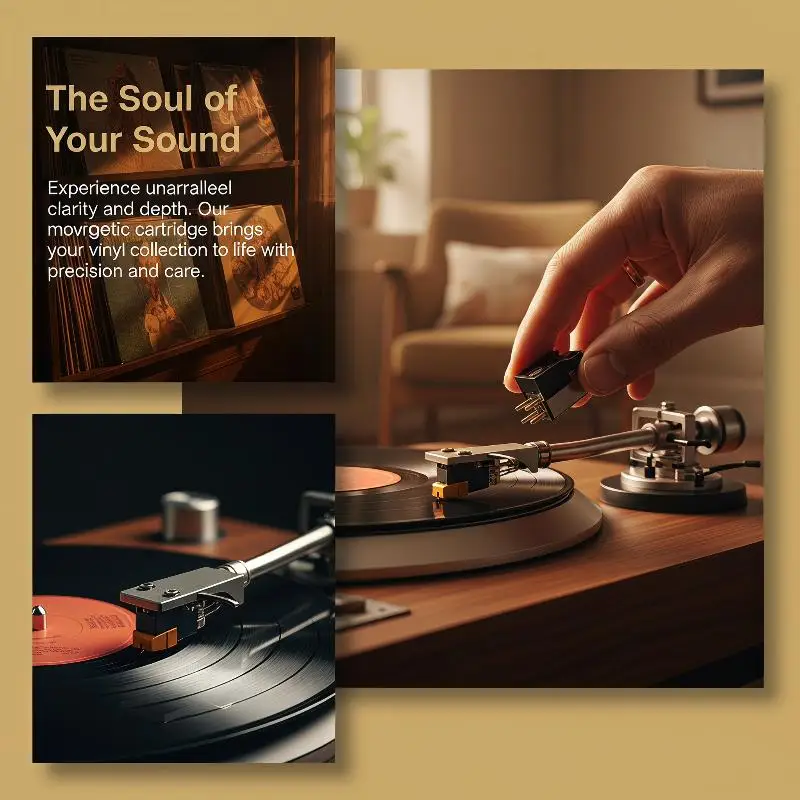 AT3600L Moving Magnetic Stylus Base Support Holder For LP Vinyl Record Player Turntable Phonograph Accessories