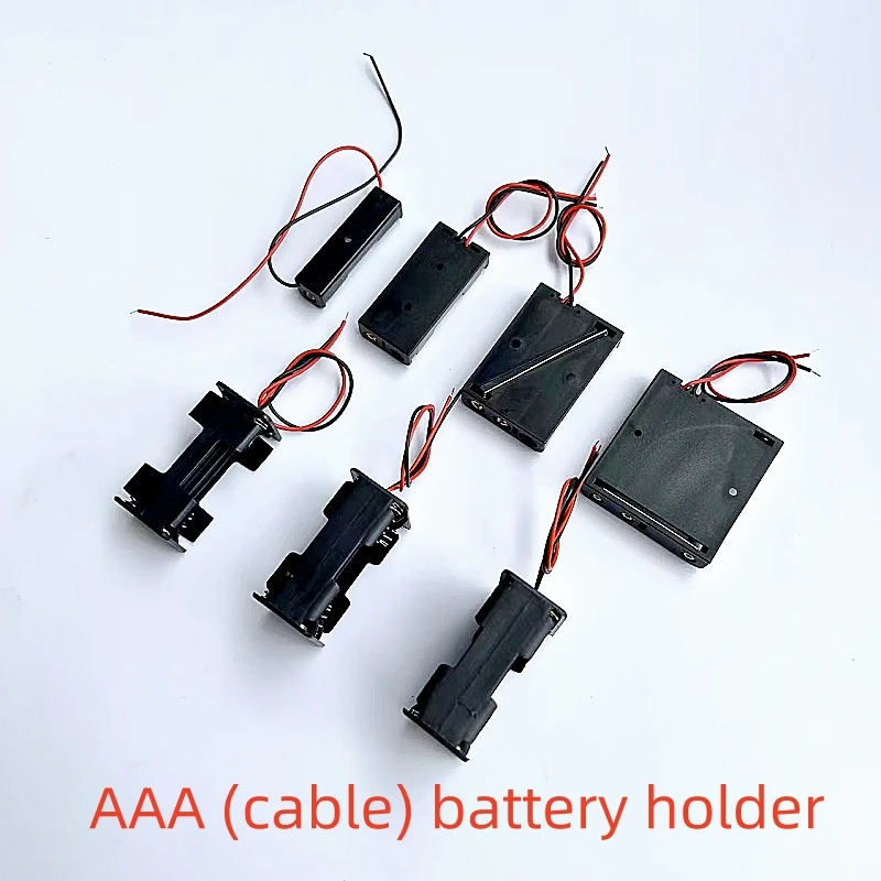 10-100 шт., аккумуляторные батареи AAA 4 6 8X с кабелем, слот 1/2/3/4