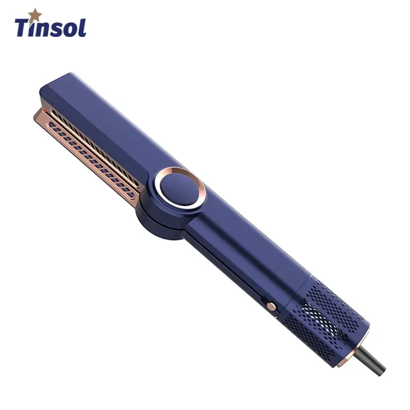 2 in1 Hair Straightener High Speed Hair Dryer Wet & Dry Air Styling Straightener Air Wrap Negative Ion Portable Clamps