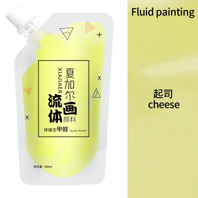 100 ml/multi-color xiajiaer vloeibare verf acrylverf zak gewelddadige beer DIY decoratieve schilderkunst vloeibare vloeibare kleurstof