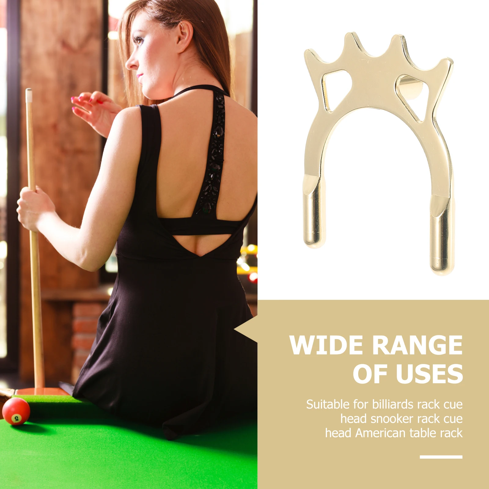 

Lightweight Aluminum Alloy Billiard Cue Bridge Head Pool Stick Rest Rack Portable Sports Accessory Durable Anti-Rust for Snooker