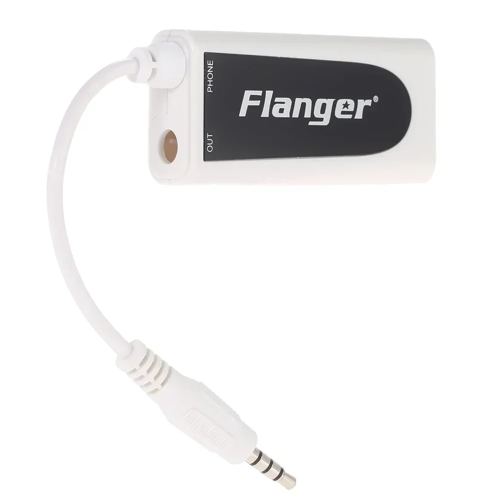 Flanger FC-21 Guitar Connector Converter Electric Guitar Bass to Mobile Phone Tablet Adapter Compatible with IPhone/IPad Android