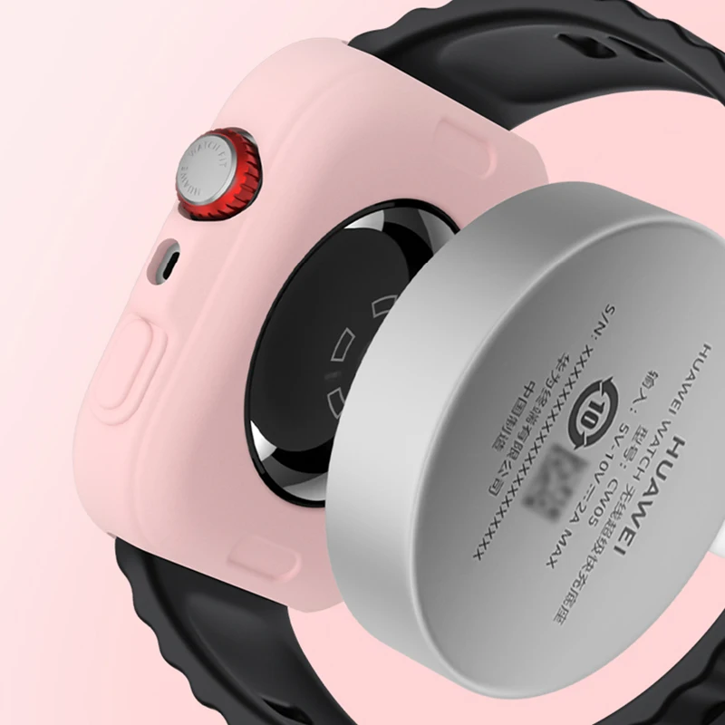 Soft Silicone Case for Huawei Watch Fit 4 Smart Watch Hollow Bumper Protector for Huawei Watch Fit 4 Pro Shell Accessoies