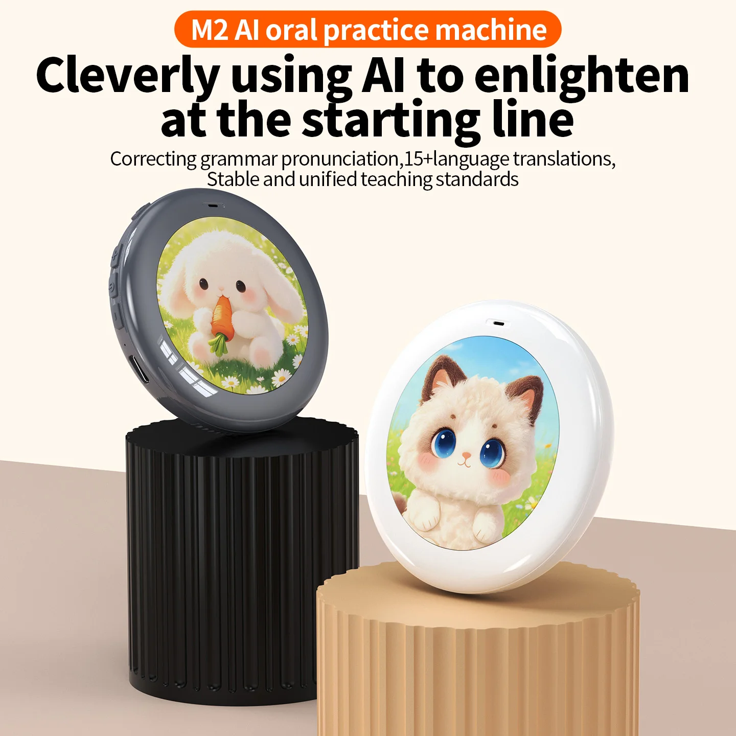 Wearable AI Translators Potable Language Leaning Device Real-Time Translator Multi Scene Immersive Training For Companion