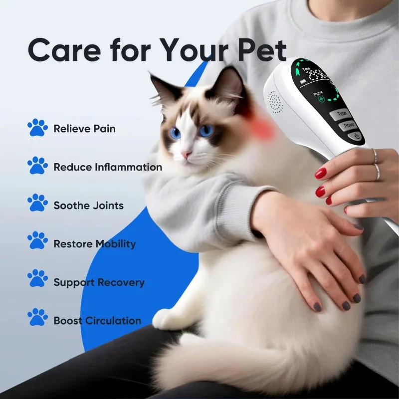 Physiotherapy Instrument Cold Near Infrared Light Therapy Device Fast Recovery Treatment Veterinary Dog Cat Horse Pain Relief