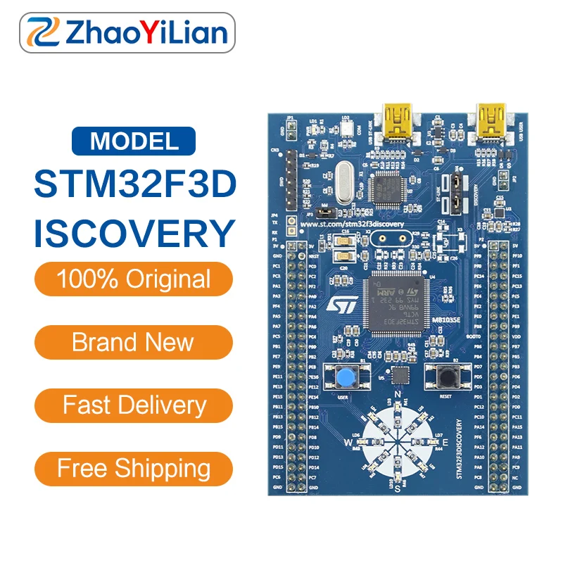 For STM32F3DISCOVERY STM32F303 Cortex M4 ST Official Discovery Development Board