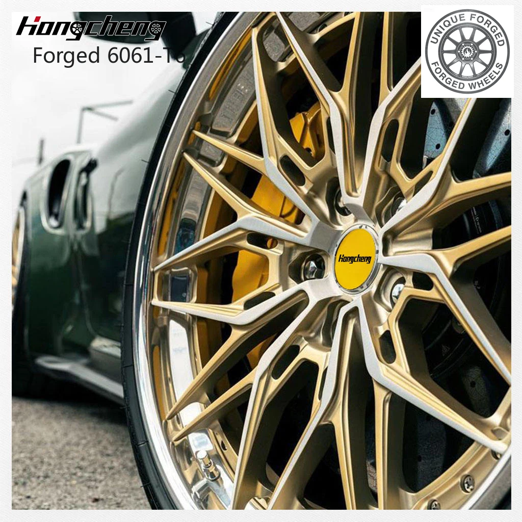 

Новая модель золотых дисков с зеркальной полировкой 2618, 19, 20, 21, 22, 23, 24 дюйма, 5X112, 5X114.3, 5X120, 2 штуки, кованые колесные диски.