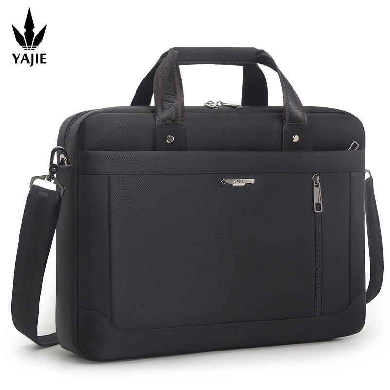 Large Briefcases For Men Canvas Tote Bag 15.6 Inch Laptop Case Waterproof Work Bags Business Mens Shoulder Bag Office Messenger