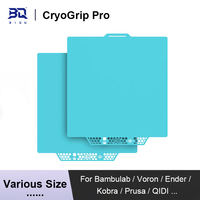 BIQU Panda Build Plate CryoGrip Pro 184MM 257MM Coating No Clog Spring Steel Double-sided for BambuLab Voron Kobra 3D Printer