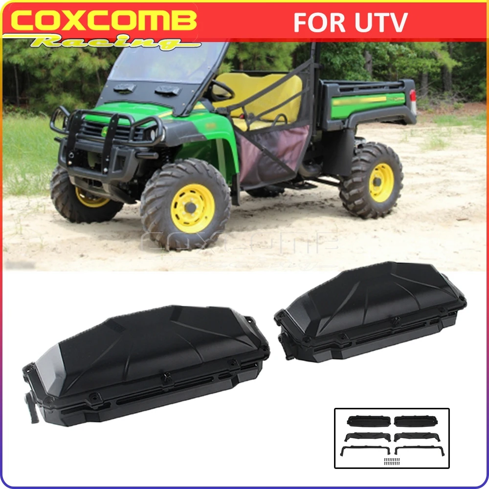 UTV Accessories Black Windshield Roof Vent Install Kit For John Deere Full Size Midsize Gator XUV/HPX Polaris Textron Can-Am X3