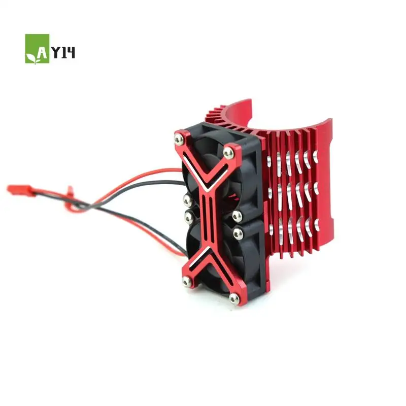

AY14 -Metal Dual Cooling Fan 4068 4074 4082 4268 4274 Motor Heat Sink 40-42Mm For 1/7 1/8 Arrma TRAXXAS RC Car Upgrade Parts