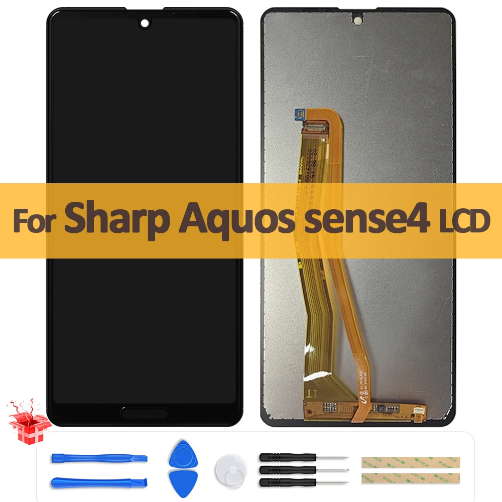 

5,8 "Оригинальный ЖК-дисплей для Sharp Aquos sense4, ЖК-дисплей SH-41A для замены экрана Aquos sense 4