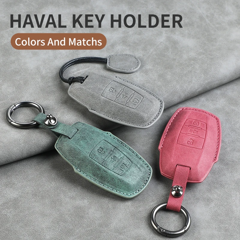 

Car Key Case Cover Shell Bag For Great Wall Haval Hover H1 H3 H6 H2 H5 C50 C30 C20R M4 3 Buttons Shell Keychain Protection Parts