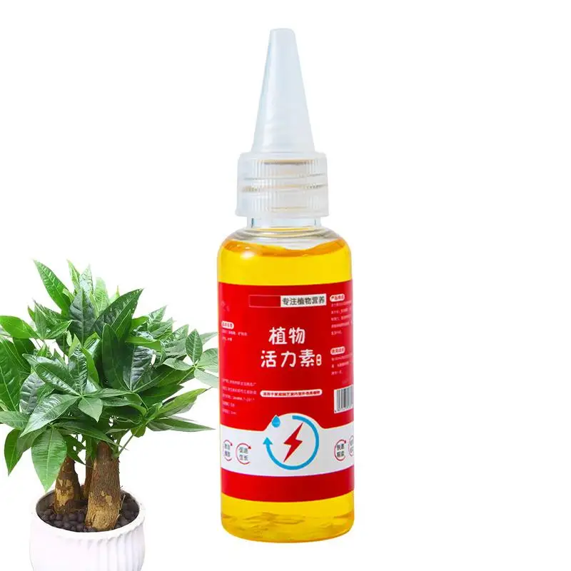 

Plant Growth Enhancer Supplement Liquid Plant Growth Enhancer 50mL Wide Use Liquid Fertilizer For Spraying Seedlings And