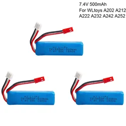 リポおもちゃの車用バッテリー,7.4v,500mah,2s,20c,高速リモコン付き,a202,a212,a222,a232,a242,a252,4wd,7.4v,721855hp