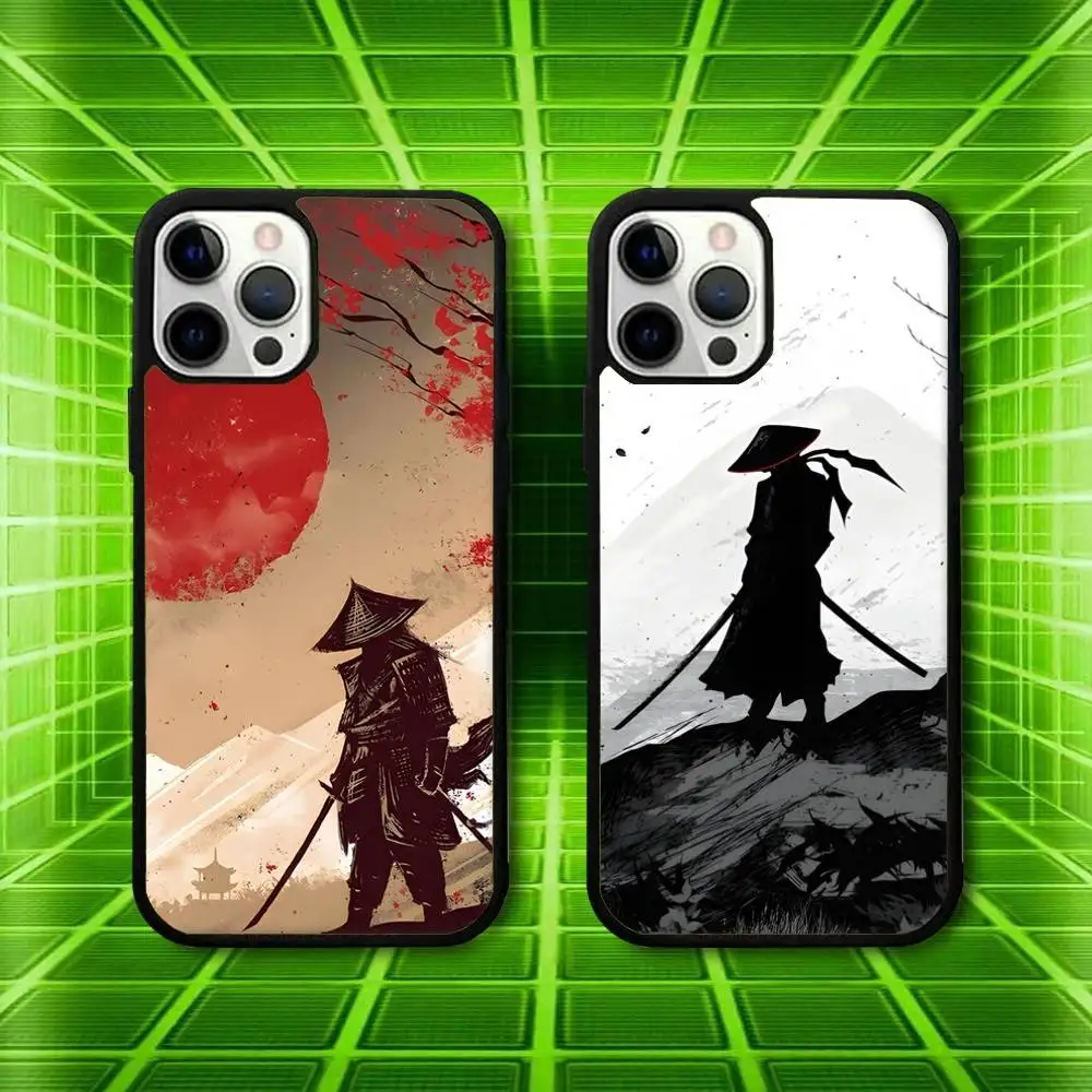 

Japanese Bushido Samurai Phone Case For iPhone 16,15,14,13,12,11,Pro,Max,Plus,Mini,SE4,E Magnetic Magsafe Wireless Charging