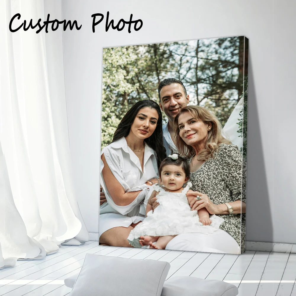 1 pc Custom Poster with DIY frame or frameless poster,Personalized Wall Decor painting,Customize your photos