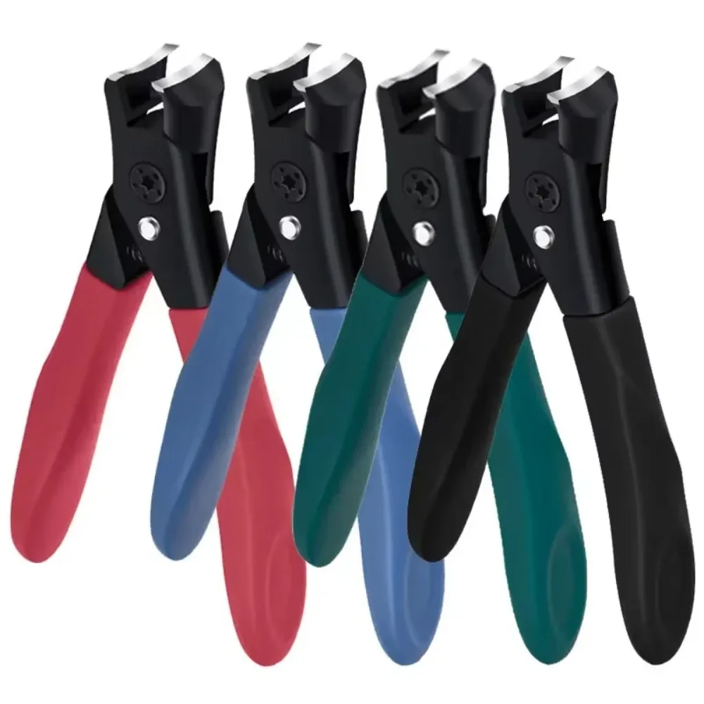 Anti-respingo cortador de unhas doméstico cortador de unhas grande grosso duro especial tesoura de unhas alicate diagonal cortador ferramentas de manicure