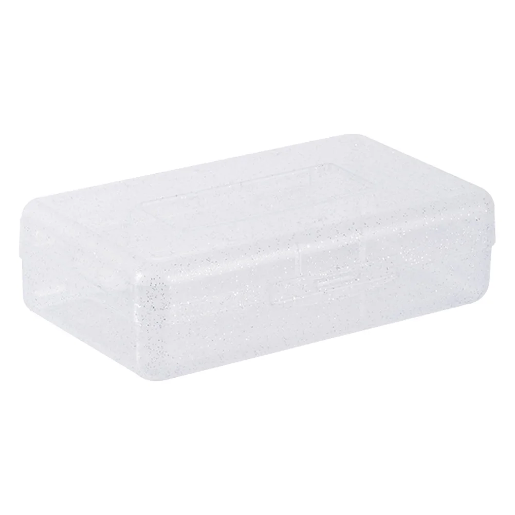 

1Pcs Transparent Plastic Pencil Box Large Capacity Stationery Case Sturdy Stackable Design for Students Teachers Pens Crayons