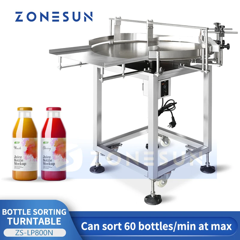 

ZONESUN Automatic High Speed PET Plastic Bottle Unscrambling Machine Bottle Unscrambler Packaging Equipment ZS-LP800N