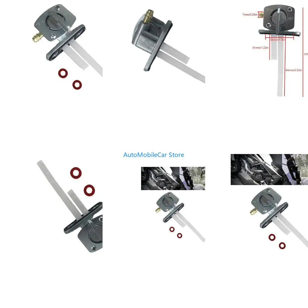G8TE Industrial Motorcycle Fuels Switches Easy to Use Petcock Switches Valves for YZ